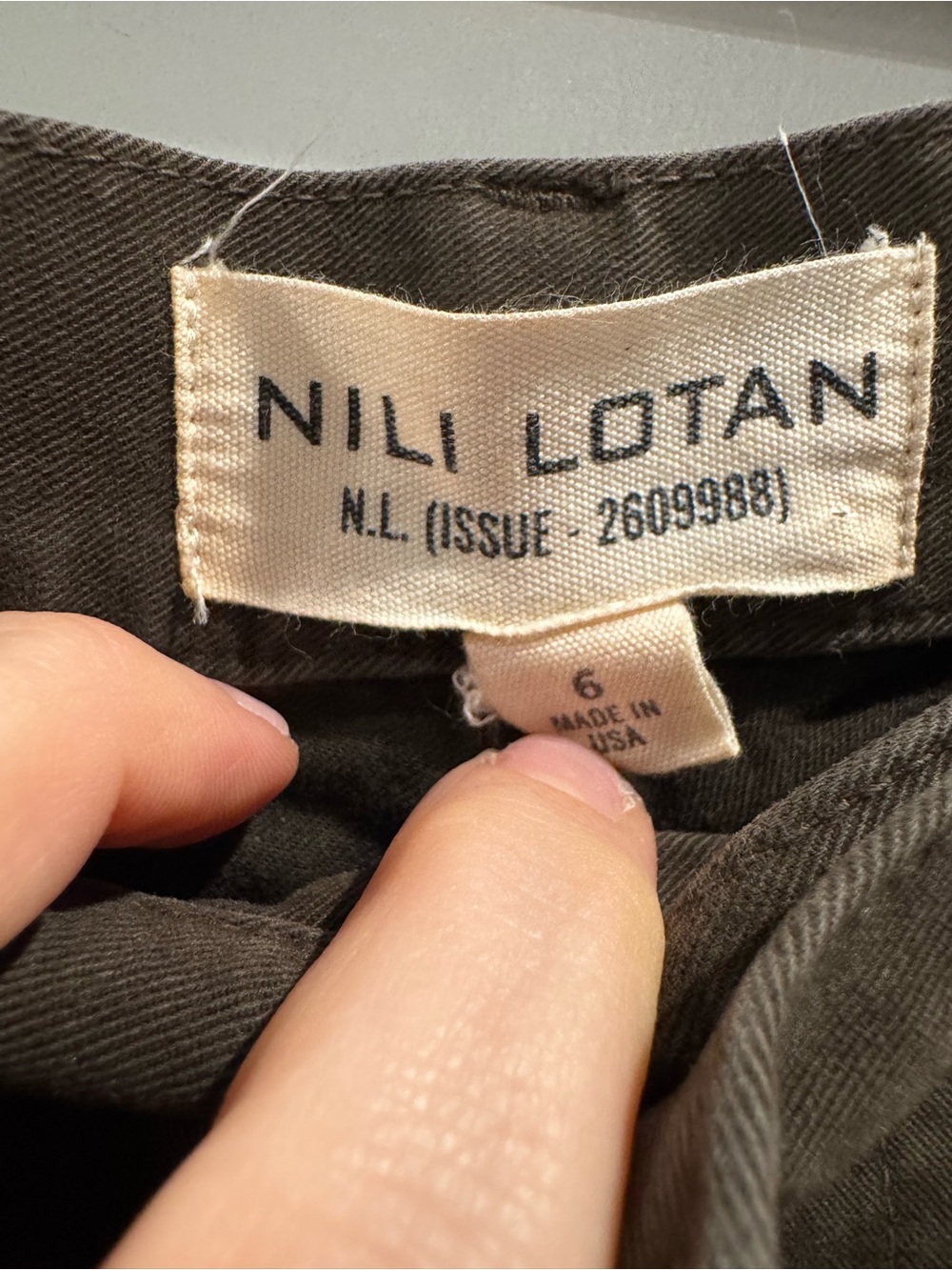 Nili Lotan brown Shon barrel leg pants - Picture 5 of 7